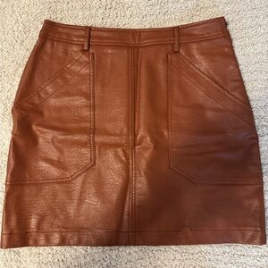 Shinestar Brown Mini Cargo Skirt Casual Night Out